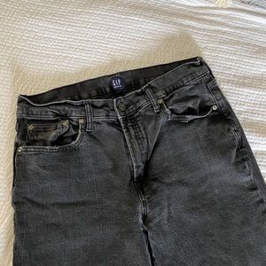GAP Denim Washed Black Girlfriend Jeans Size 10/30